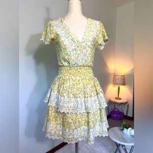 American Eagle 🦅 Prairie and ruffle floral Dress!Size XXS